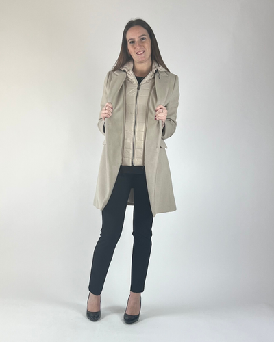 CAPPOTTO CON GILET STACCABILE CACHA